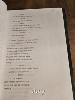 Rare Original Movie ScriptEscape From Tomorrow by Art Wallace, UNPRODUCED