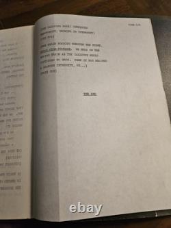 Rare Original Movie ScriptEscape From Tomorrow by Art Wallace, UNPRODUCED