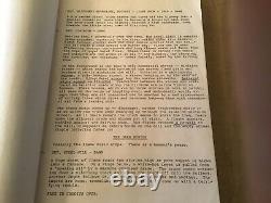 Rare Original The Deer Hunter Movie Script