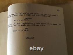 Rare Original The Deer Hunter Movie Script