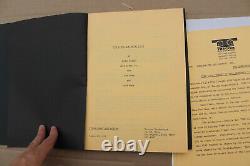 Rare The Clay Pigeon 1970 Original Movie Script Screenplay Buck Slate Ruskin