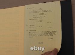 Rare The Clay Pigeon 1970 Original Movie Script Screenplay Buck Slate Ruskin