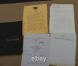 Rare The Clay Pigeon 1970 Original Movie Script Screenplay Buck Slate Ruskin