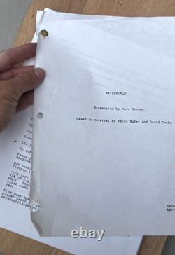 Rare Waterworld by Marc Norman Original Movie Script Screenplay Rader & Twohy