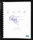 Rebecca Ferguson Dune Authentic Signed Movie Script Autographed Bas #bx96053