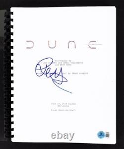 Rebecca Ferguson Dune Authentic Signed Movie Script Autographed BAS #BX96053