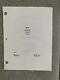 Red Eye Movie Script Screenplay Script Wes Craven Carl Ellsworth Stamped