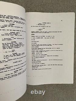 Red Eye Movie Script Screenplay Script Wes Craven Carl Ellsworth Stamped