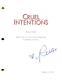 Reese Witherspoon Signed Autograph Cruel Intentions Full Movie Script Screenplay