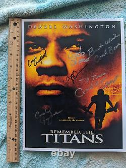 Remember The Titans Movie Denzel Washington Original Rare Scripts and Props