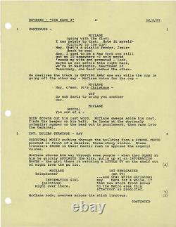 Renny Harlin DIE HARD 2 Original screenplay for the 1990 film 1989 #146487