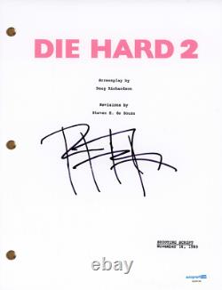 Renny Harlin Die Hard 2 Signed Autograph Movie Script Screenplay Director ACOA