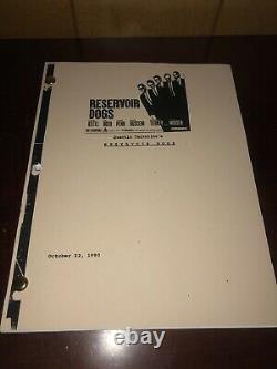 Reservoir Dogs Movie Script Quentin Tarantino
