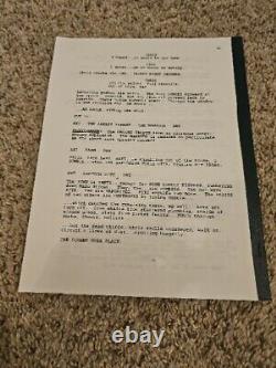 Resident Evil Movie Script George Romero Original First Draft Rare