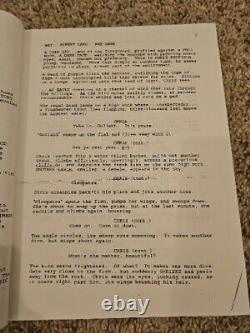 Resident Evil Movie Script George Romero Original First Draft Rare