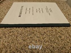 Resident Evil Movie Script George Romero Original First Draft Rare