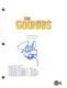 Richard Donner Signed Autograph The Goonies Movie Script Director Beckett Coa