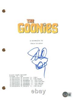 Richard Donner Signed Autograph The Goonies Movie Script Director Beckett COA