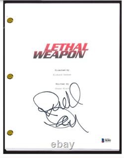 Richard Donner Signed Autographed LETHAL WEAPON Movie Script Beckett BAS COA