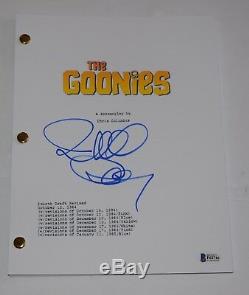 Richard Donner Signed Autographed THE GOONIES Full Movie Script Beckett BAS COA