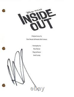 Richard Kind INSIDE OUT Signed Autograph Movie Script Full Screenplay Disney COA