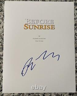 Richard Linklater Signed Script Before Sunrise Movie Authentic Autograph Coa