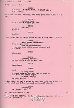 Richard Marquand JAGGED EDGE Original screenplay for the 1985 film 1984 #145175