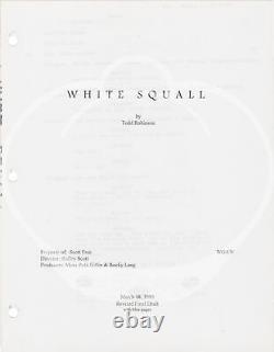 Ridley Scott WHITE SQUALL Original screenplay for the 1996 film 1995 #148684