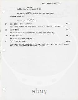Ridley Scott WHITE SQUALL Original screenplay for the 1996 film 1995 #148684