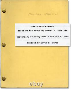 Robert A Heinlein PUPPET MASTERS Original screenplay for the 1994 film #143715