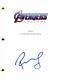 Robert Downey Jr Signed Autograph Avengers Endgame Movie Script Iron Man