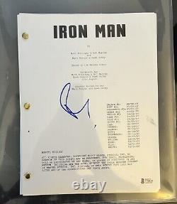 Robert Downey Jr Signed Autograph Iron Man Movie Script Full Screenplay COA