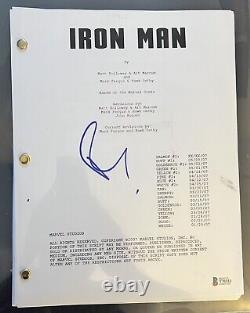 Robert Downey Jr Signed Autograph Iron Man Movie Script Full Screenplay COA