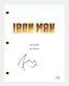 Robert Downey Jr. Signed Autographed Iron Man Movie Script Acoa Coa
