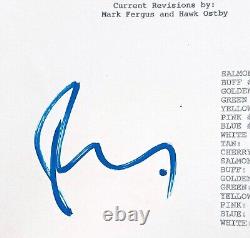 Robert Downey Jr. Signed Iron Man Movie Script Screenplay Autograph Beckett COA