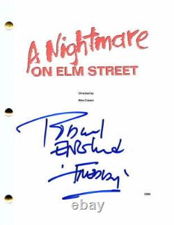Robert Englund Signed Autograph A Nightmare On Elm Street Full Movie Script Rare