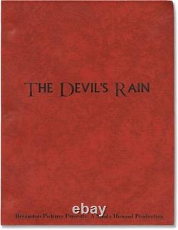 Robert Fuest DEVIL'S RAIN Original screenplay for the 1975 film #150954
