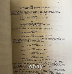 Robert Janes RESTLESS Script Screenplay For An Unproduced Film 1988 Production