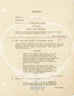 Robert Louis Stevenson KIDNAPPED Original screenplay for the 1948 film #155586