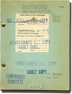 Robert Pirosh VALLEY OF THE KINGS Original screenplay for the 1954 film #144741