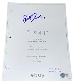 Robert Zemeckis Signed Autograph 1941 Full Movie Script Screenplay Beckett BAS