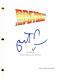 Robert Zemeckis Signed Autograph Back To The Future Movie Script Michael J Fox
