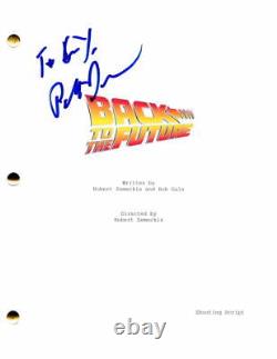 Robert Zemeckis Signed Autograph Back to the Future Full Movie Script