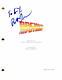 Robert Zemeckis Signed Autograph Back To The Future Full Movie Script