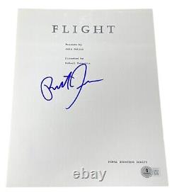 Robert Zemeckis Signed Autograph Flight Full Movie Script Screenplay Beckett BAS