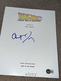 Robert Zemeckis Signed Autograph Movie Script Back To The Future Beckett Bas D