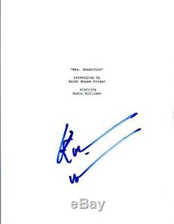 Robin Williams Signed Autographed MRS. DOUBTFIRE Full Movie Script COA VD