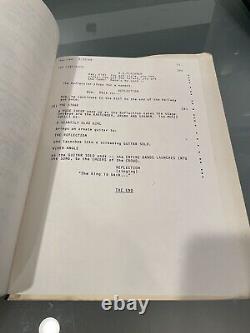 Rockula Original Revised Final Movie Script Screenplay, ? Cannon Films Movie Prop