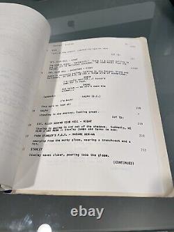 Rockula Original Revised Final Movie Script Screenplay, ? Cannon Films Movie Prop