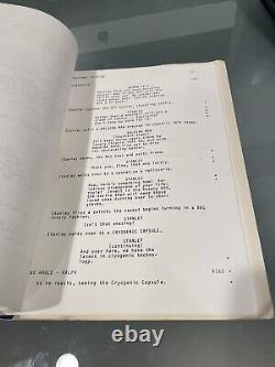 Rockula Original Revised Final Movie Script Screenplay, ? Cannon Films Movie Prop